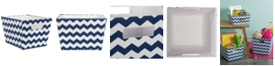 Design Imports Trapezoid Polyester Storage Bin